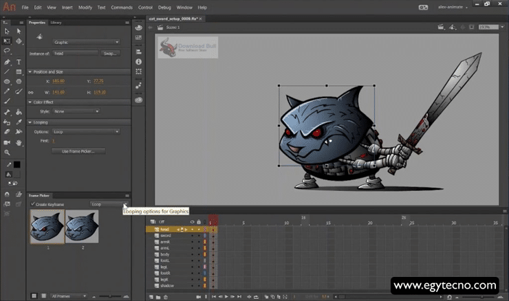 تحميل Adobe Animate 2d لعمل كرتون 2D