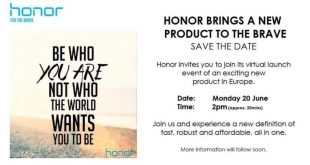 Honor ستعلن عن منتج جديد يوم 20 يونيو