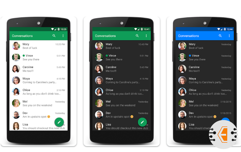 أفضل 12 تطبيق رسائل SMS نصية لهواتف الاندرويد
