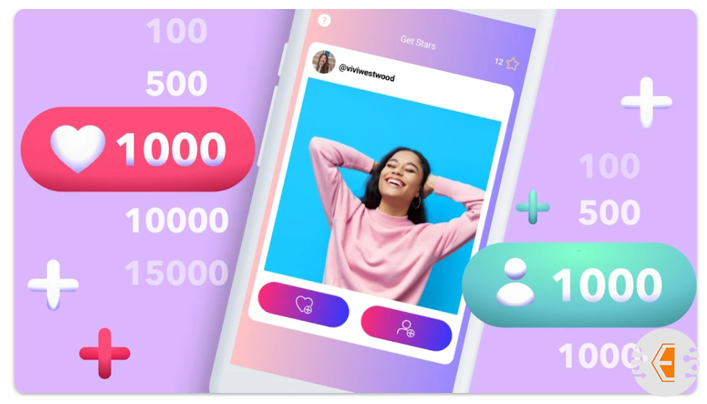 TIKFAME - برنامج لزيادة لايكات تيك توك 10k مجانا بأمان وسهولة