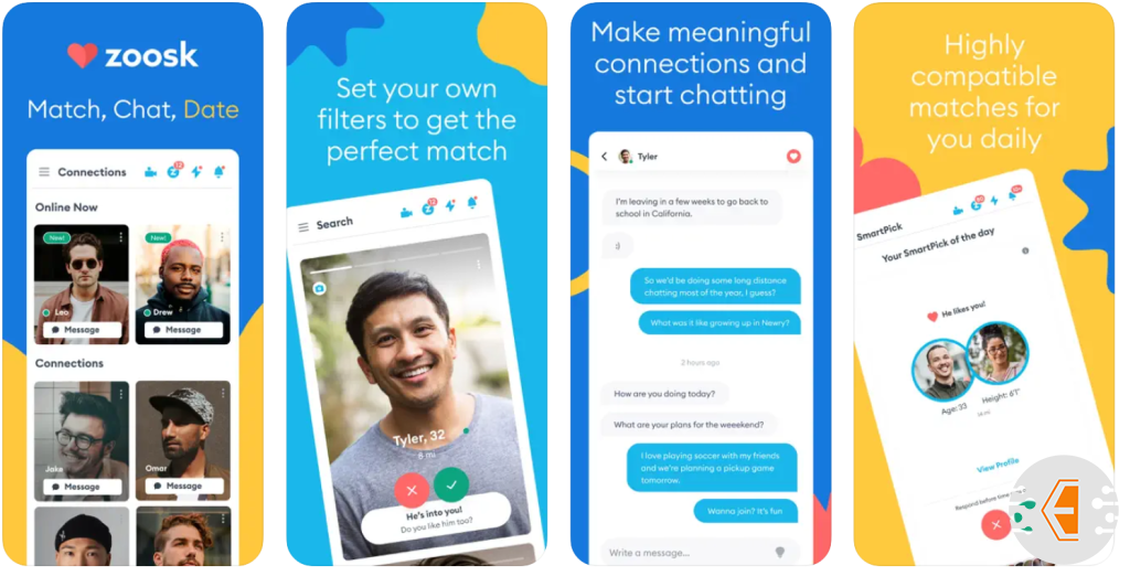 Zoosk - برنامج شات تعارف للايفون
