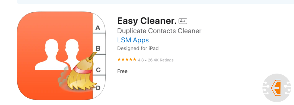 برنامج Easy Cleaner لتنظيف جهات الاتصال